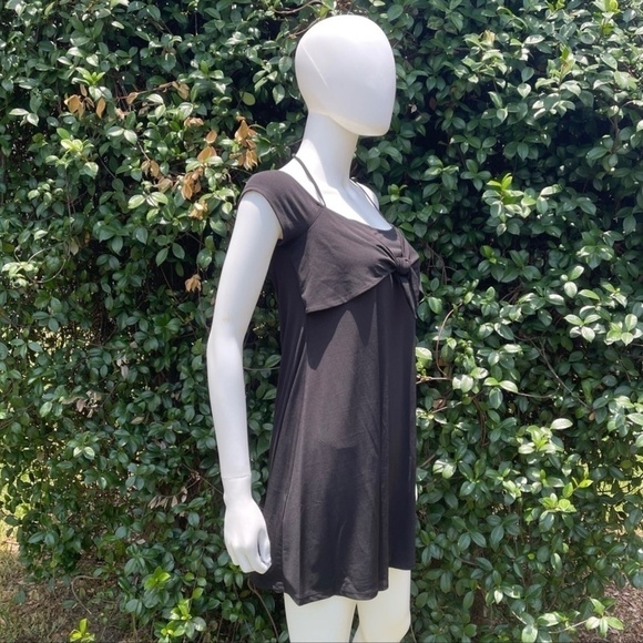 NWT BCBGeneration LBD Mini Halter Tie Slip Dress - Picture 2 of 11
